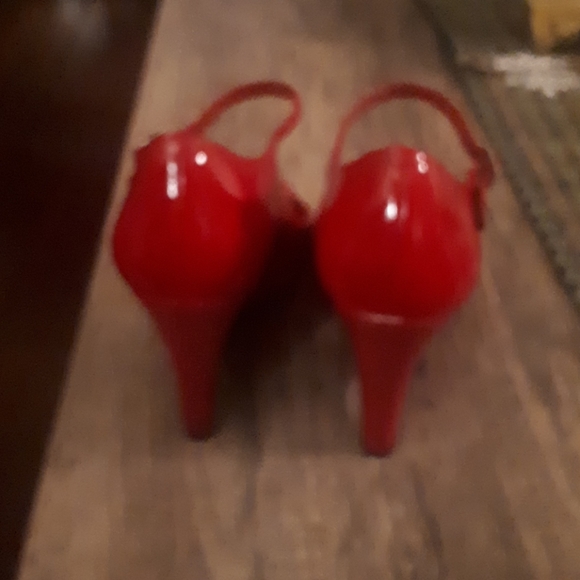 Ladies Peekaboo Toe wedge shoes - Picture 2 of 4